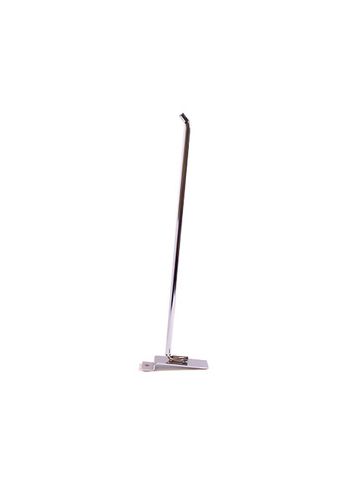 12" Chrome, Heavy duty slatwall hook with 45 deg. Tip