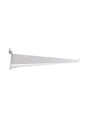 12" Chrome, Standard Bracket for Slatwall or Slatgrid