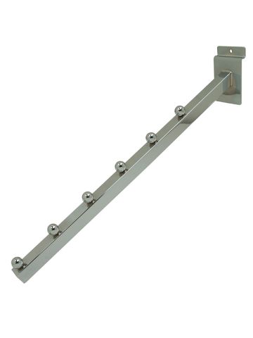 16" Chrome, Slatwall or Slatgrid Waterfall Brackets 