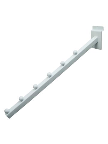 16" White, Slatwall or Slatgrid Waterfall Brackets 