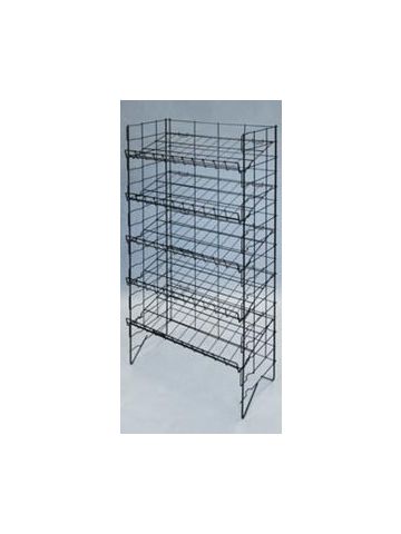 5 Tier Adjustable Wire Rack, Black