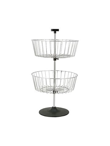 Basket Display, Countertop Spinner, 31"