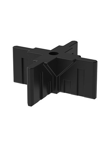 GOGO Part Top 4-Way Connector, Black