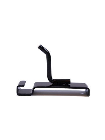 2" Black, Gridwall Heavy Duty Hook, 45 deg.tip