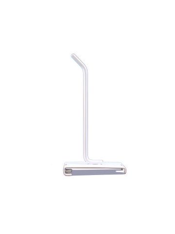 6" White, Gridwall Heavy Duty Hook, 45 deg.tip