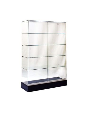 Frameless Tall Display Case, 48"W X 17"D X 72"H