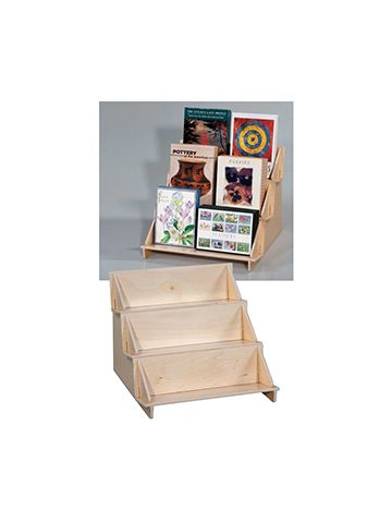 Birchwood Counter Rack 3-tier Open Front 12" Wide