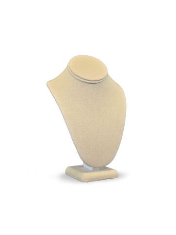 Cream Bust, Necklace Jewelry Displays, 6"