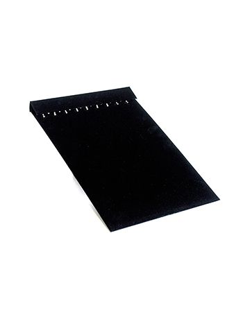 Necklace Jewelry Board for Slatwall, Black Velvet, 9.5" x 13.875"