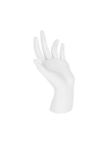 Jewelry Hand Display, White, 6.25" Height