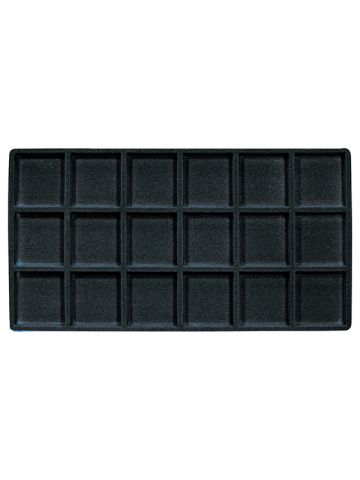 Jewelry Flocked Tray Liner, Black