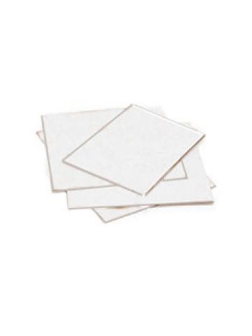 Flat Corrugated White Pads, 12" x 9"