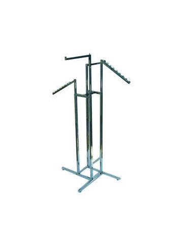 4 Arm Garment Racks, 2 - 16" Straight Arms