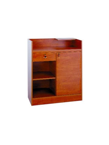 36", Cherry/Gold Frame, Cash Wrap Cabinet 