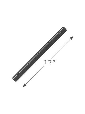 20" Floor rack pole set, for display racks