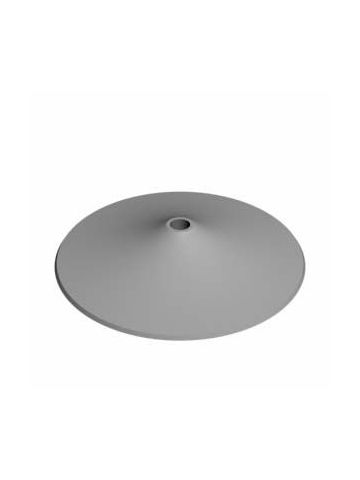 11" White, Round Counter Base