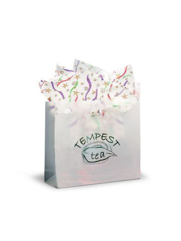 Clear, Large Frosted SOS Gift Bags