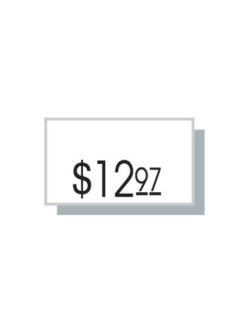 PB 1 Labels, White