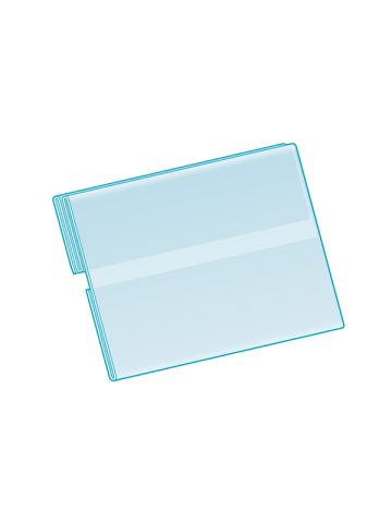 Top Position, Clip-Over, 3-Fold ShelfTalker™ 5”W x 3”H, Clear