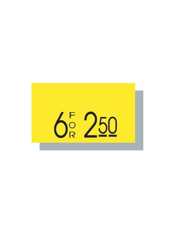 PB 1 Labels, Yellow