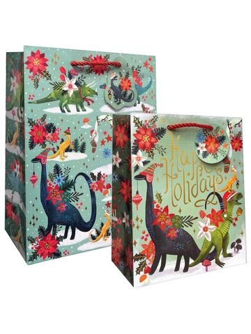 Festive Dinosaurs, Gift Totes