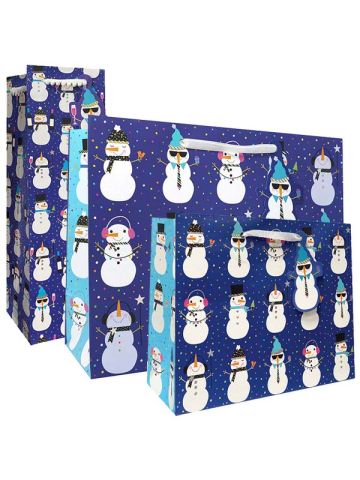 Snowman Party, Gift Totes