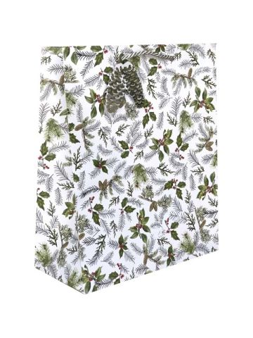 Glistening Pine, Gift Totes, 10" x 12-1/2" x 5"