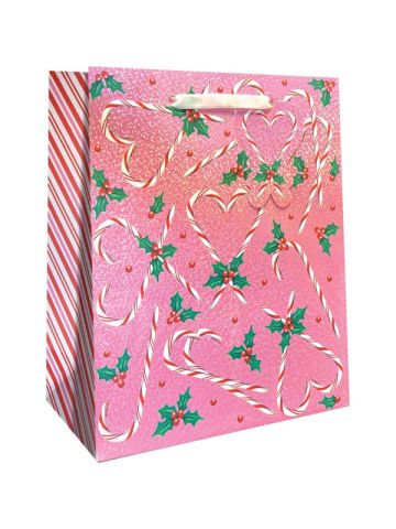 Candy Cane Love, Gift Totes, 8" x 10" x 4"