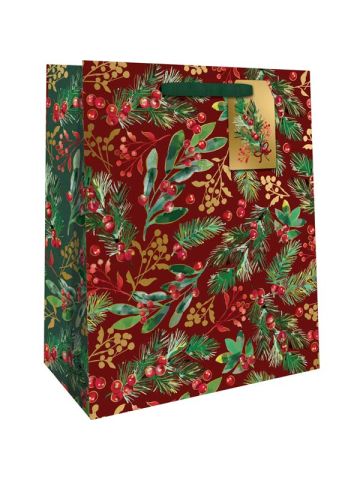 Winter Foliage, Gift Totes, 8" x 10" x 4"