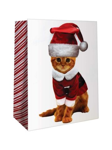 Kitty christmas, Gift Totes, 4" x 5" x 2"