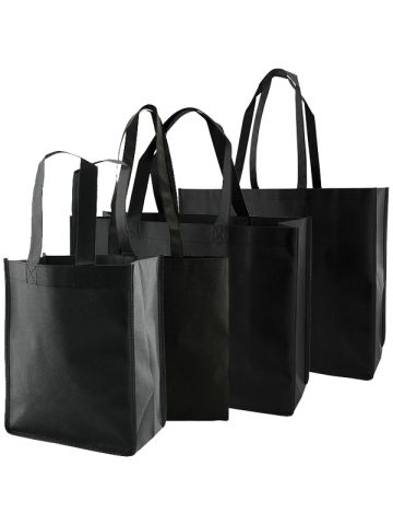 Reusable Shopping Bags, Black