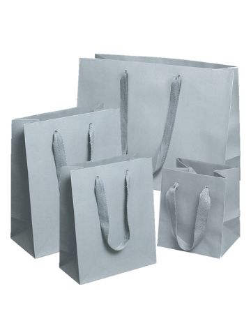 Light Grey, Twill Handle Bags