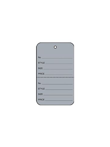 1 1/4" Gray, UnStrung Apparel Colored Tags