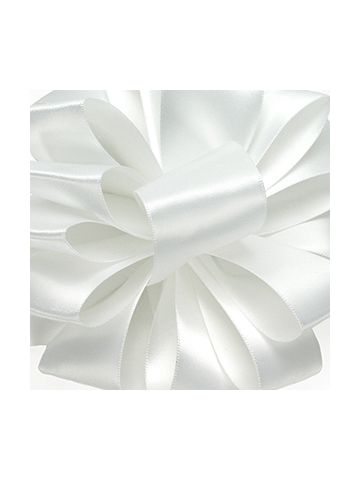 1-1/2" White, Double Faced Satin Ribbon