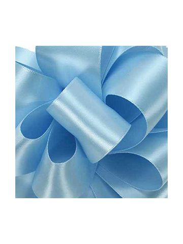 1-1/2" Light blue, Double Faced Satin Ribbon