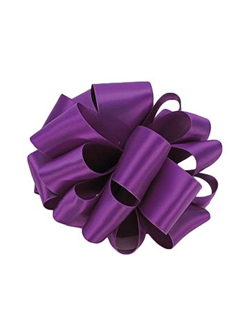 1-1/2" Purple, Double Faced Satin Ribbon