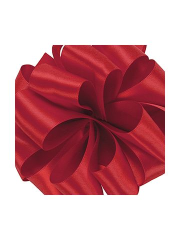 1-1/2" Red, Double Faced Satin Ribbon