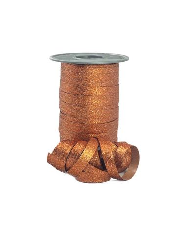 Stardust Glitter Curling Ribbon, 3/8" x 109 Yds, Copper