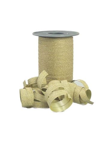 Stardust Glitter Curling Ribbon, 3/8" x 109 Yds, Gold