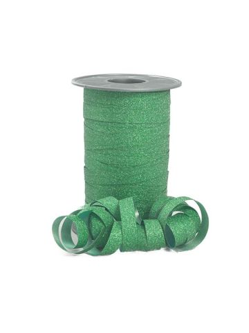 Stardust Glitter Curling Ribbon, 3/8" x 109 Yds, Green