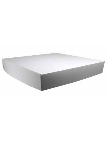 White Folding Gift Boxes, 16" x 16" x 3"