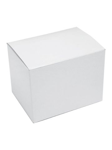 White Folding Gift Boxes, 6" x 4" x 4"