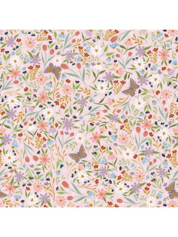 Delicate Floral, Everyday Gift Wrap, Quarter Ream