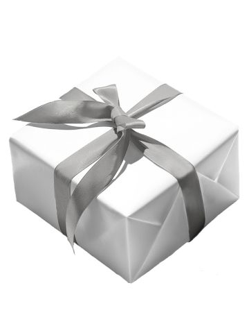 White Matte, Solids & Metallics Gift Wrap, 24" x 417'