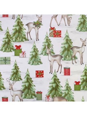 The Buck Stops Here, 30" x 833', Holiday Animal Gift Wrap