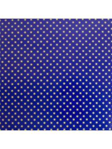 Gold/Navy Stars, Christmas Patterns Gift Wrap