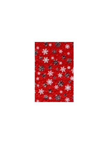 Red/White Snowflake , Christmas Gift Wrap, 24" x 417'