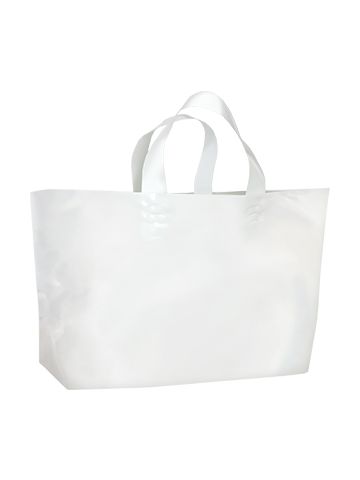 Lunch Tote Bag, Clear , 12" x 10" + 4"