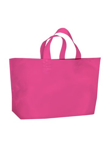 Lunch Tote Bag, Pink, 12" x 10" + 4"