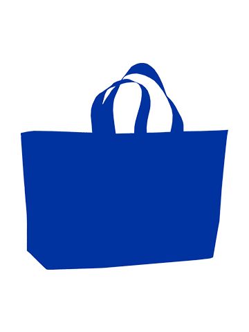 Lunch Tote Bag, Blue, 16" x 15" + 6"